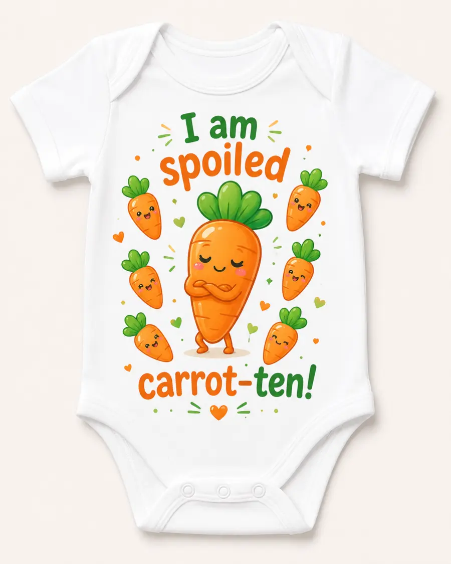 I Am Spoiled Carrot-ten infant bodysuit